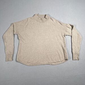Madewell Sweater Women Medium Mock Neck Merino Wool‎ / Alpaca Blend Minimalist